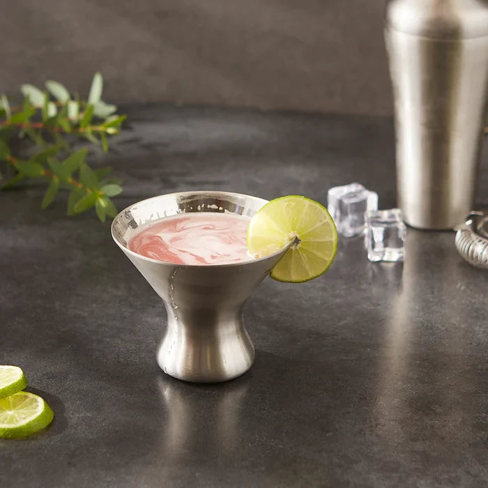 Stainless Steel Martini Glass
