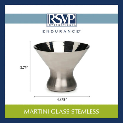 Stainless Steel Martini Glass