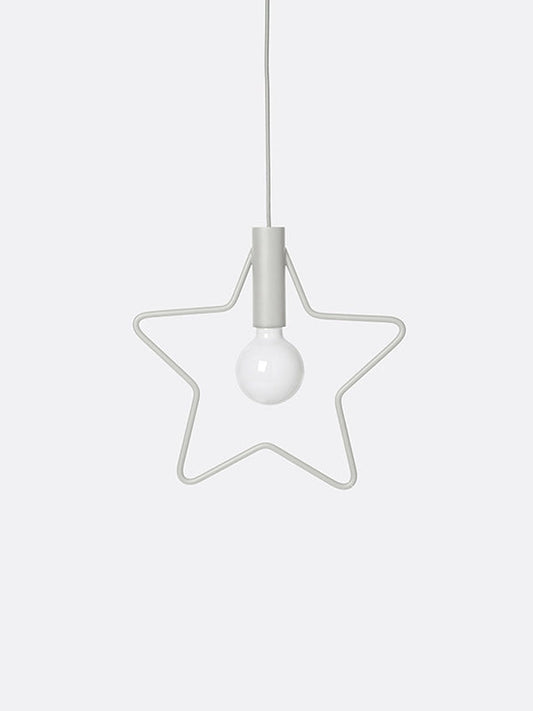 Star Pendant - Light Grey