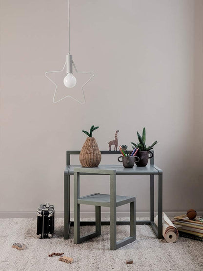 Star Pendant - Light Grey