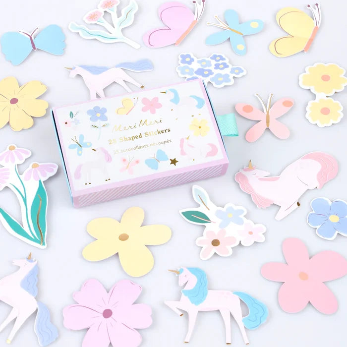 Meri Meri - Stickers - Shaped - Unicorn - Lifestyle Cut 1