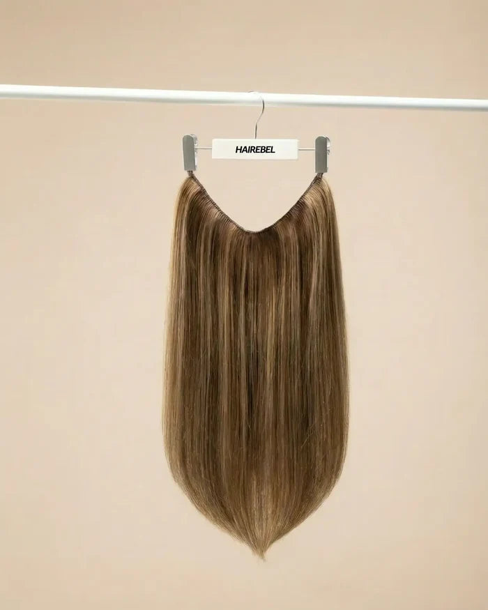 Light Brown with Blonde Highlights / 14 in