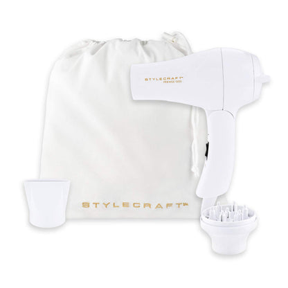STYLECRAFT PEEWEE 1200 FOLDABLE DRYER # SCPW1200W - Palms Fashion Inc.
