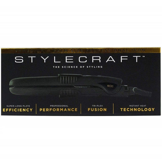 STYLECRAFT SHMEDIUM PALM-SIZE PROFESSIONAL FLAT IRON # SCSH58 - Palms Fashion Inc.