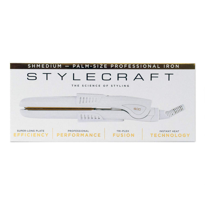 STYLECRAFT SHMEDIUM PALM-SIZE PROFESSIONAL FLAT IRON # SCSH58 - Palms Fashion Inc.