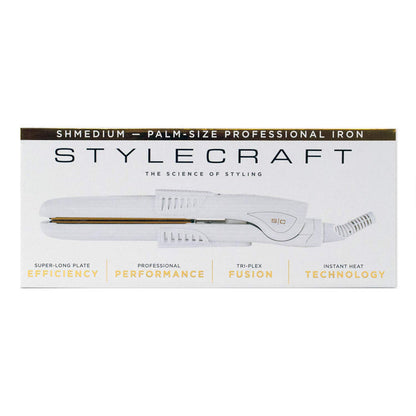 STYLECRAFT SHMEDIUM PALM-SIZE PROFESSIONAL FLAT IRON # SCSH58 - Palms Fashion Inc.