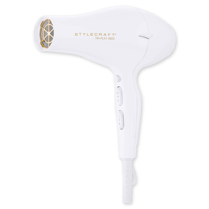 STYLECRAFT TRI-PLEX 3000 PROFESSIONAL DRYER # SCTP3000W - Palms Fashion Inc.