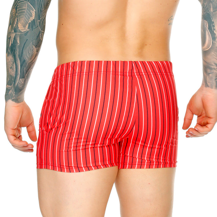 Sultan Red Beachwear vista posterior de Gigo Underwear