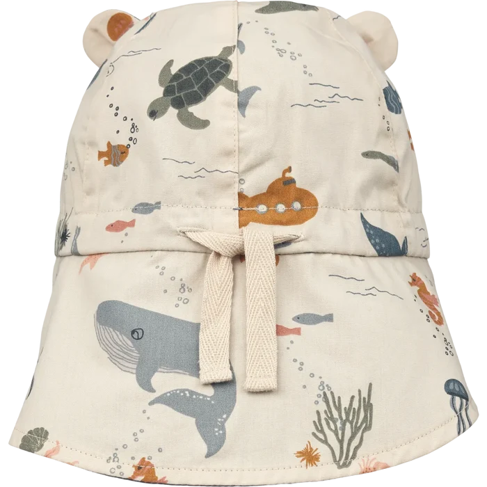 Sun Hat - Sea Creature / Sandy - Back