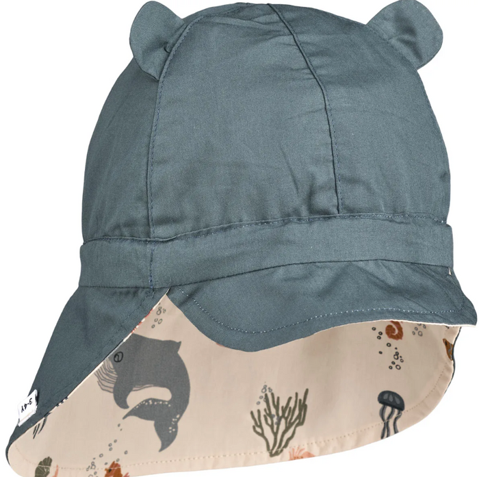 Sun Hat - Sea Creature / Sandy - Reversible