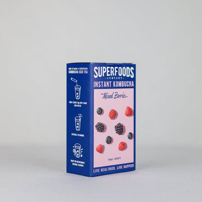 Super Foods Instant kombucha Box Mixed Berries 50g (10 x 5g) - Beauty Tribe