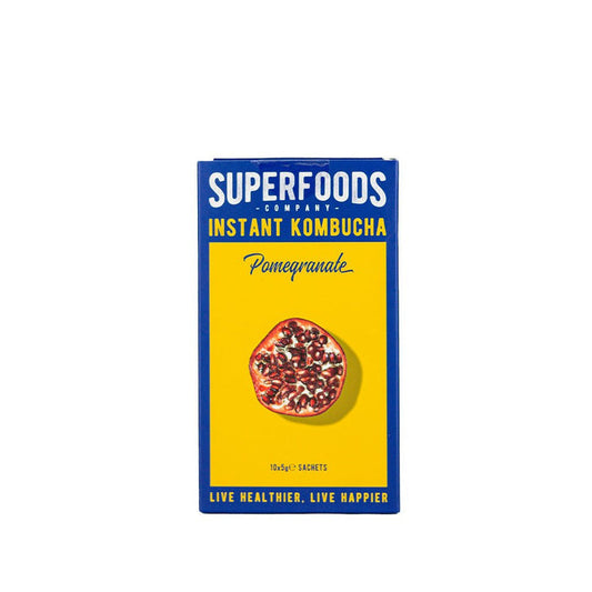Super Foods Instant kombucha Box Pomegranate 50g (10 x 5g) - Beauty Tribe