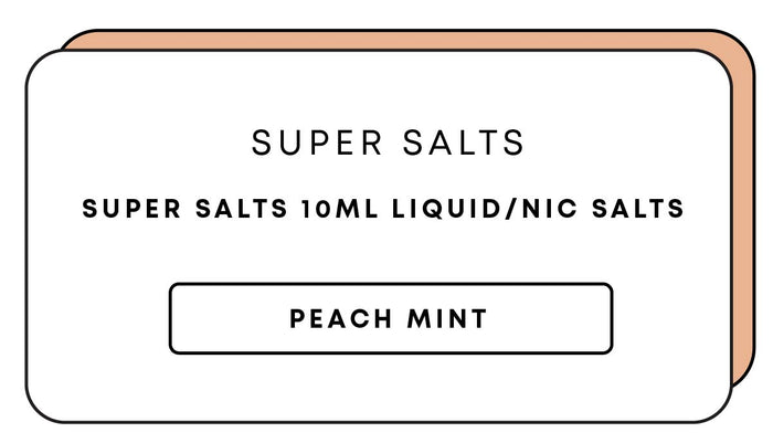 Super Salts 10mL E-Liquid | Peach Mint-Image 1