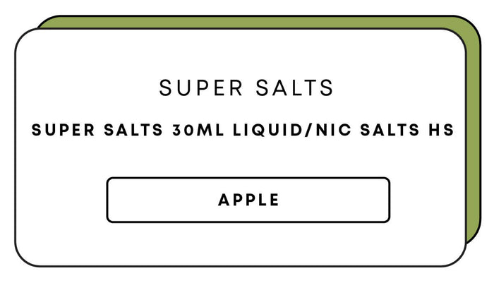 Super Salts 30mL E-Liquid HS | Apple-Image 1