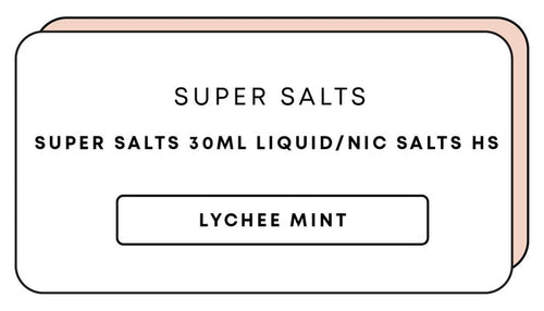 Super Salts 30mL E-Liquid HS | Lychee Mint-Image 1