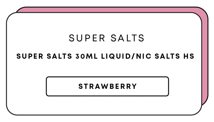 Super Salts 30mL E-Liquid HS | Strawberry-Image 1