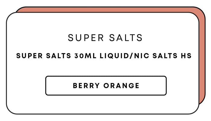 Super Salts 30mL E-Liquid HS | Berry Orange-Image 1