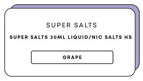 Super Salts 30mL E-Liquid HS | Grape-Image 1