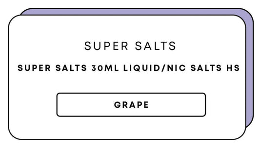 Super Salts 30mL E-Liquid HS | Grape-Image 1