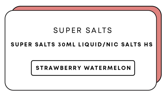 Super Salts 30mL E-Liquid HS | Strawberry Watermelon-Image 1