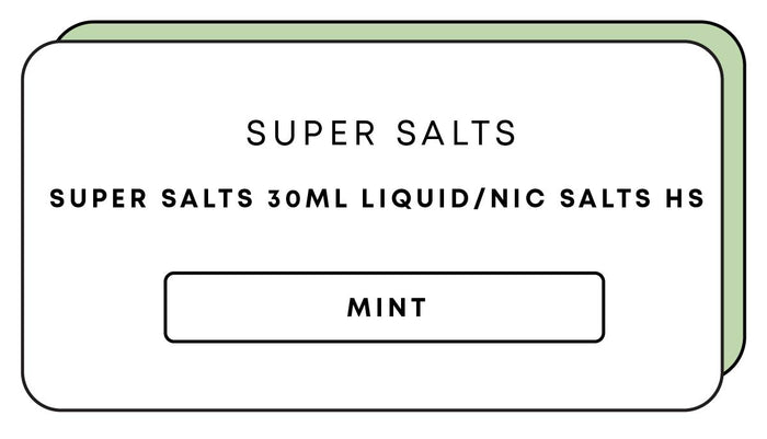 Super Salts 30mL E-Liquid HS | Mint-Image 1