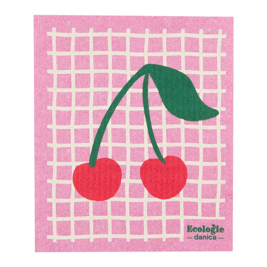 Swedish Dishcloth Very Cherry