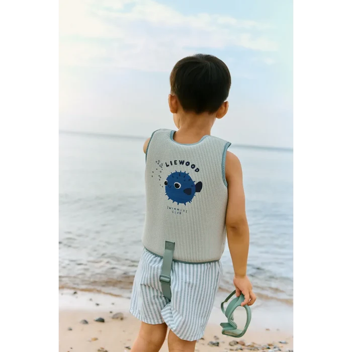 Liewood - Swim Vest - Dove - Peppermint/Sandy - Lifestyle Cut 1