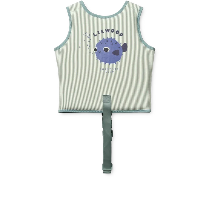 Liewood - Swim Vest - Dove - Peppermint/Sandy - Back