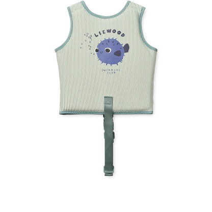 Liewood - Swim Vest - Dove - Peppermint/Sandy - Back