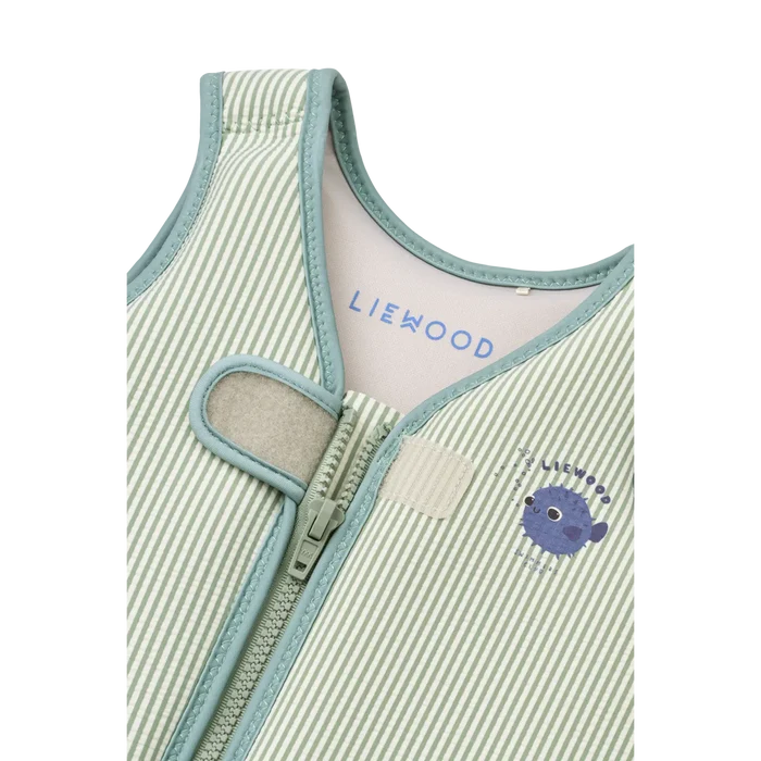 Liewood - Swim Vest - Dove - Peppermint/Sandy - Details