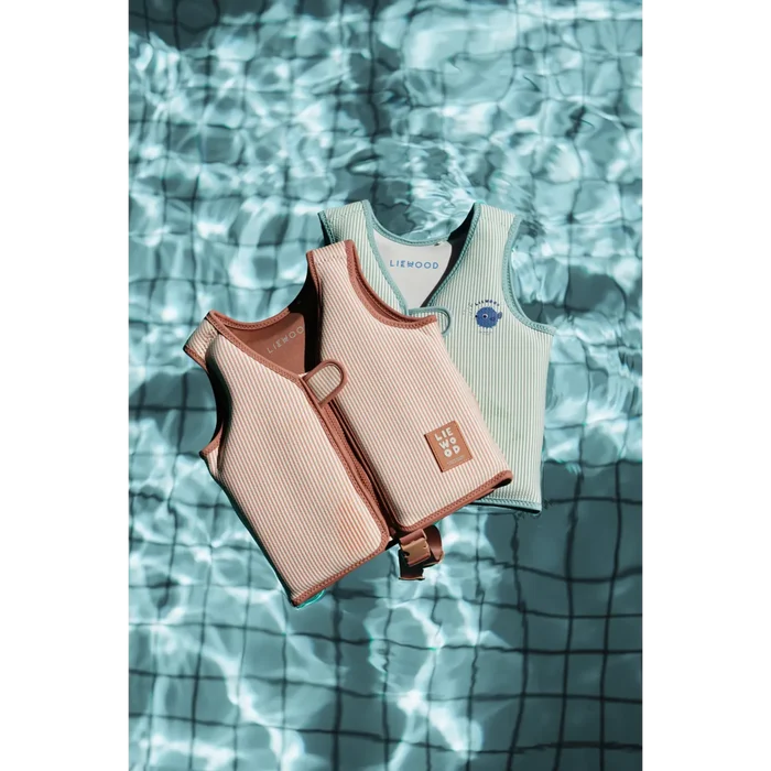 Liewood - Swim Vest - Dove - Peppermint/Sandy - Lifestyle Cut 4