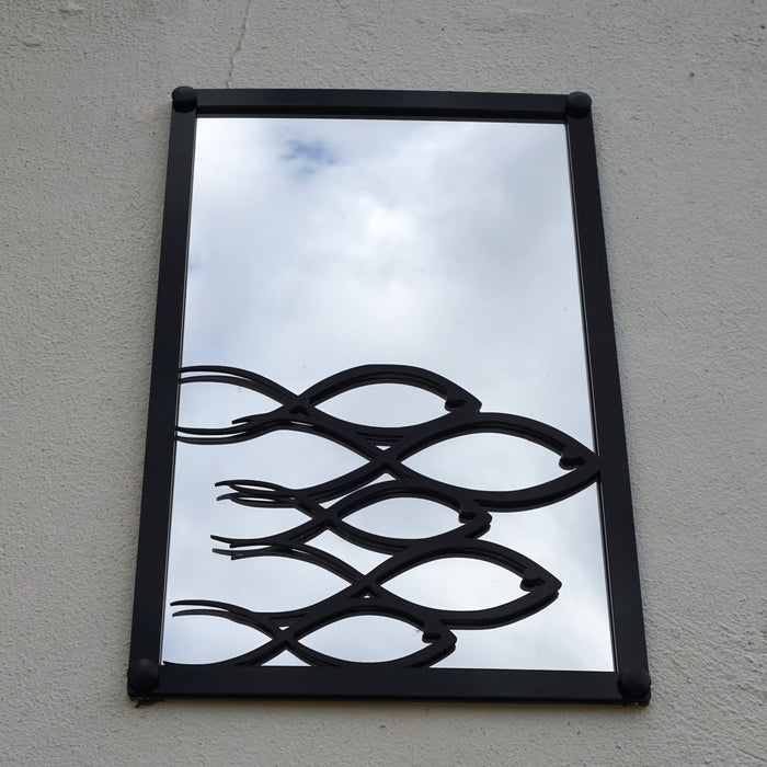 Swimming Fish Garden Mirror