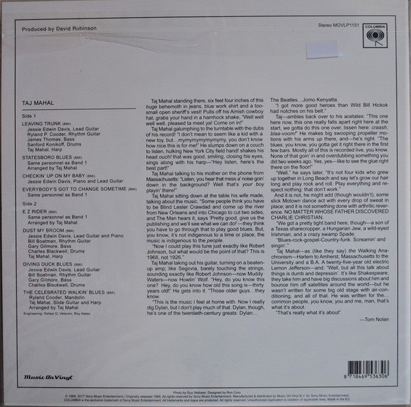 Taj Mahal Debut Album