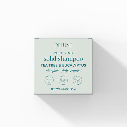 Tea Tree & Eucalyptus Solid Shampoo Bar - Clarifies · Flake Control