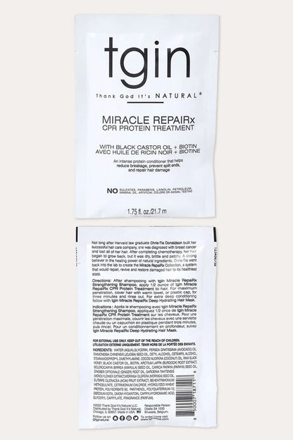 TGIN MIRACLE REPAIRX CPR TREATMENT 12oz - BSW BEAUTY CANADA
