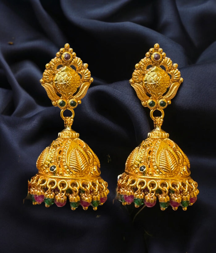 The Dhruvika Silver Jhumki