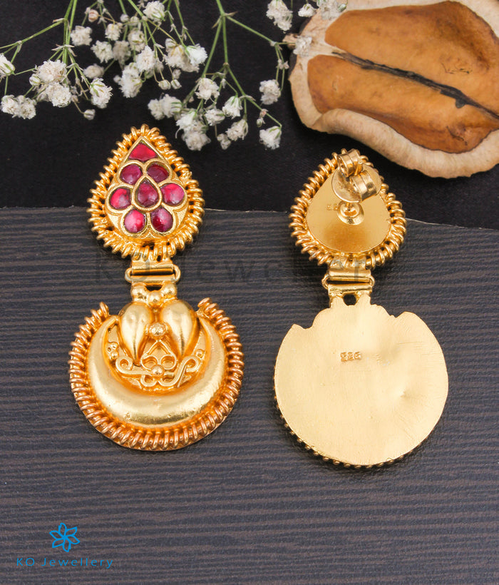 The Dipika Silver Kundan Earrings