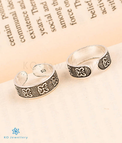 Enchanting Silver Toe-Rings