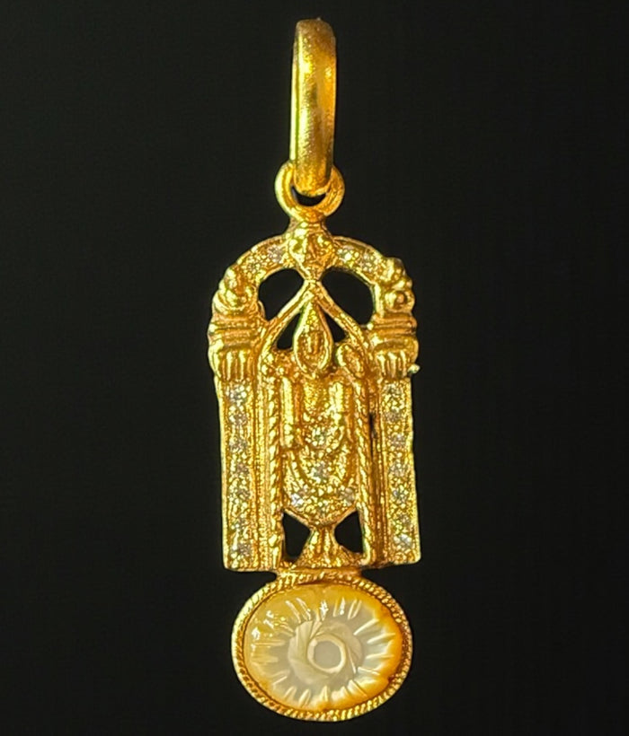 The Madhava Silver Venkateshwara Pendant