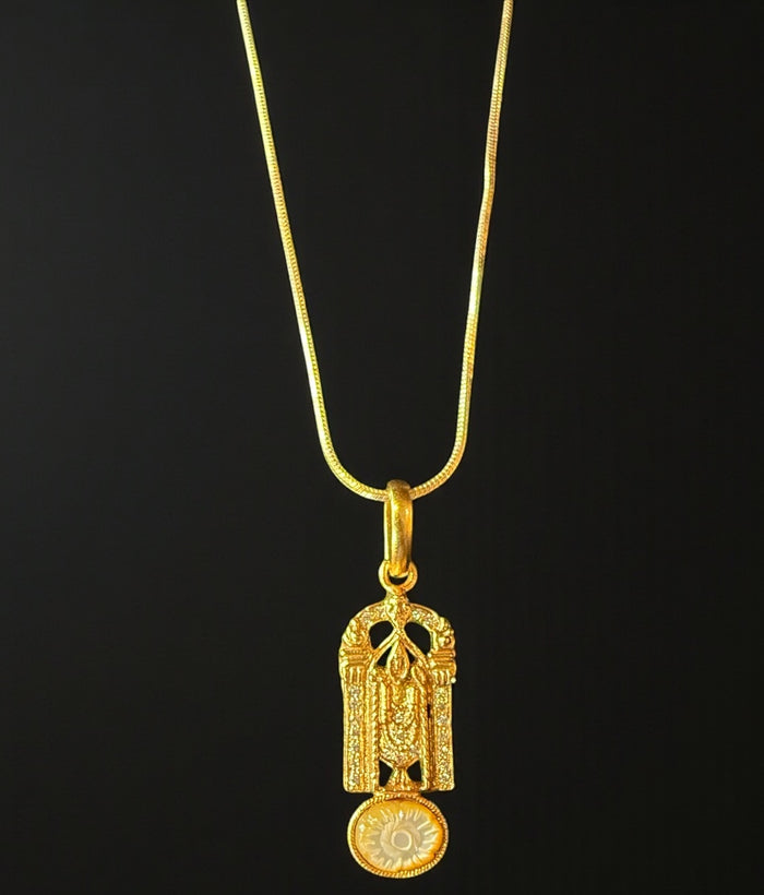 The Madhava Silver Venkateshwara Pendant