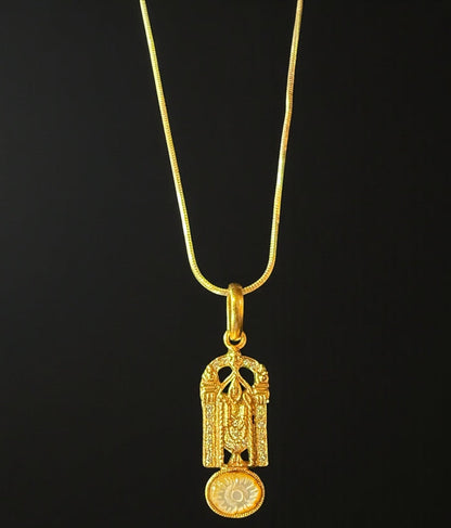 The Madhava Silver Venkateshwara Pendant