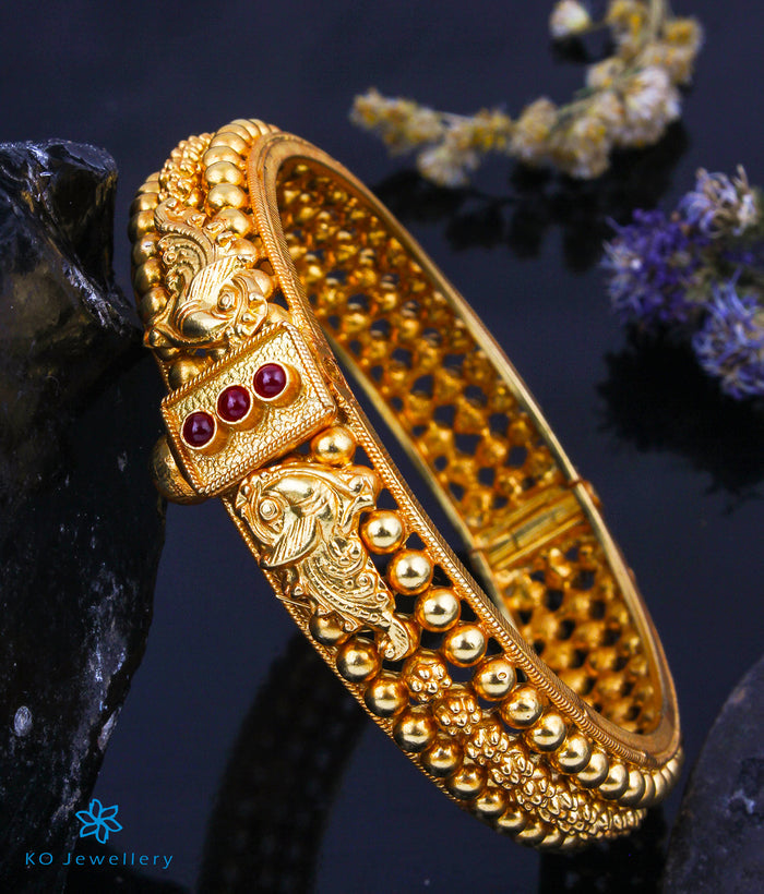 The Malhar Silver Bangle - Single (Size 2.2/2.4/2.6/2.8)