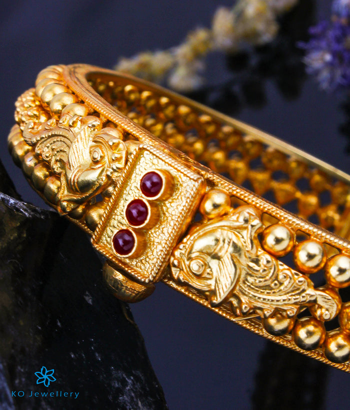 The Malhar Silver Bangle - Single (Size 2.2/2.4/2.6/2.8)