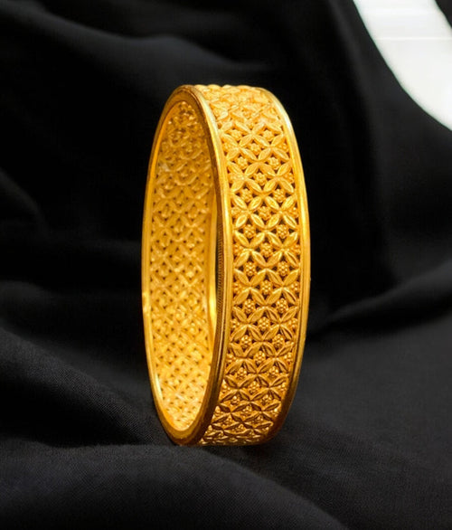 The Monabi Silver Filigree Bangle- Single (Size/2.2/ 2.4/2.6/2.8)