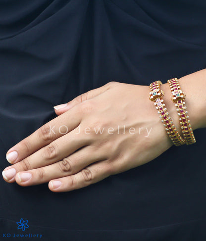 The Rajanya Silver Kemp Bracelet(Size 2.2/2.4/2.6/2.8)