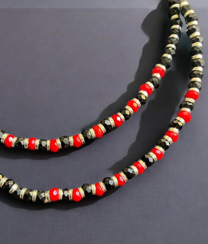 The Sarika Silver Blackbead Anklets