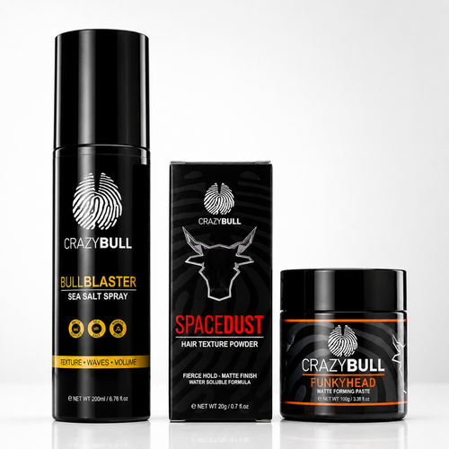 The Styling Pair Trio - Salt Spray + Funky Head +  Powder