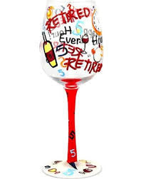 TOP SHELF WINE GLASS RETIRED - Cardsmart & Gift