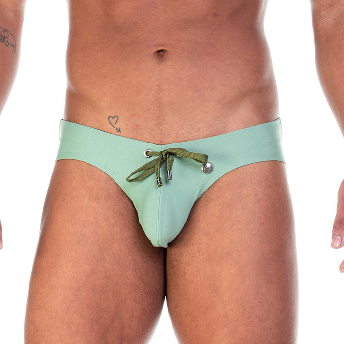 Traditional Green Swim Brief de Gigo Underwear
