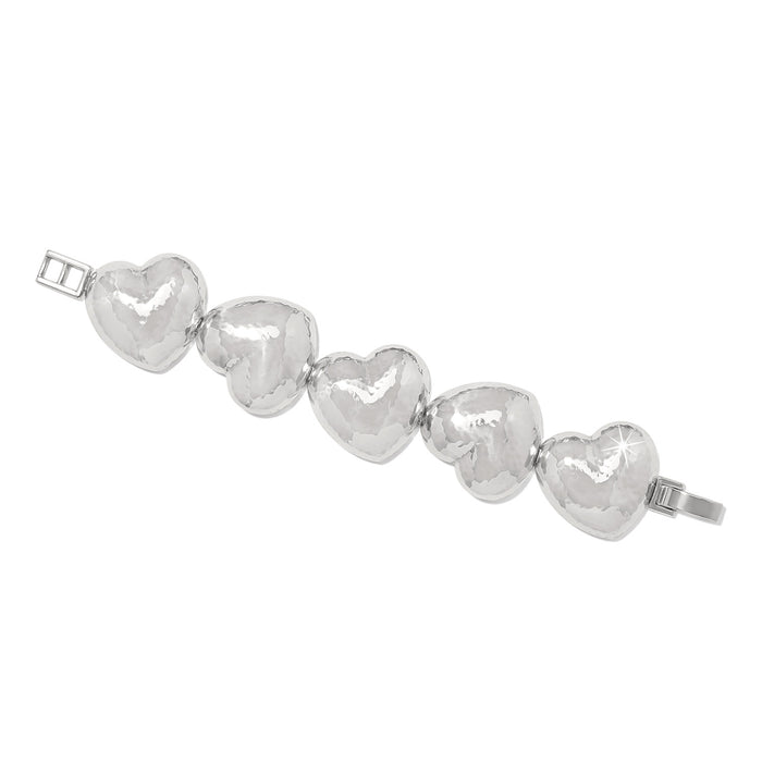 Trianon Heart Link Bracelet/silver